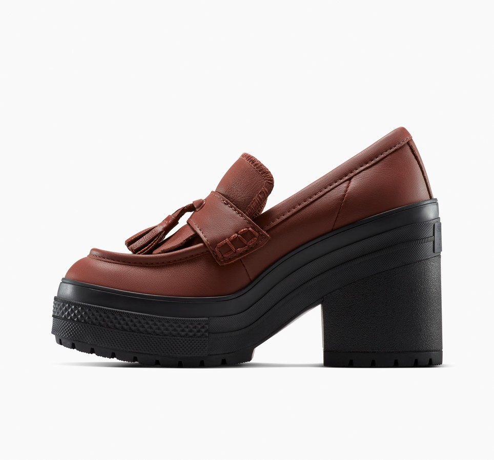 Chuck 70 De Luxe Heel Loafer Platform Leather