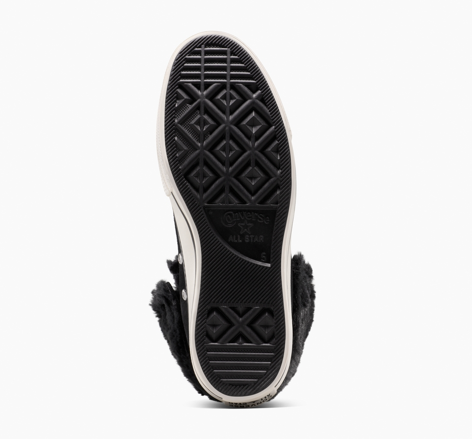 Chuck Taylor All Star Fold-Over Lift Platform XHi Faux Fur