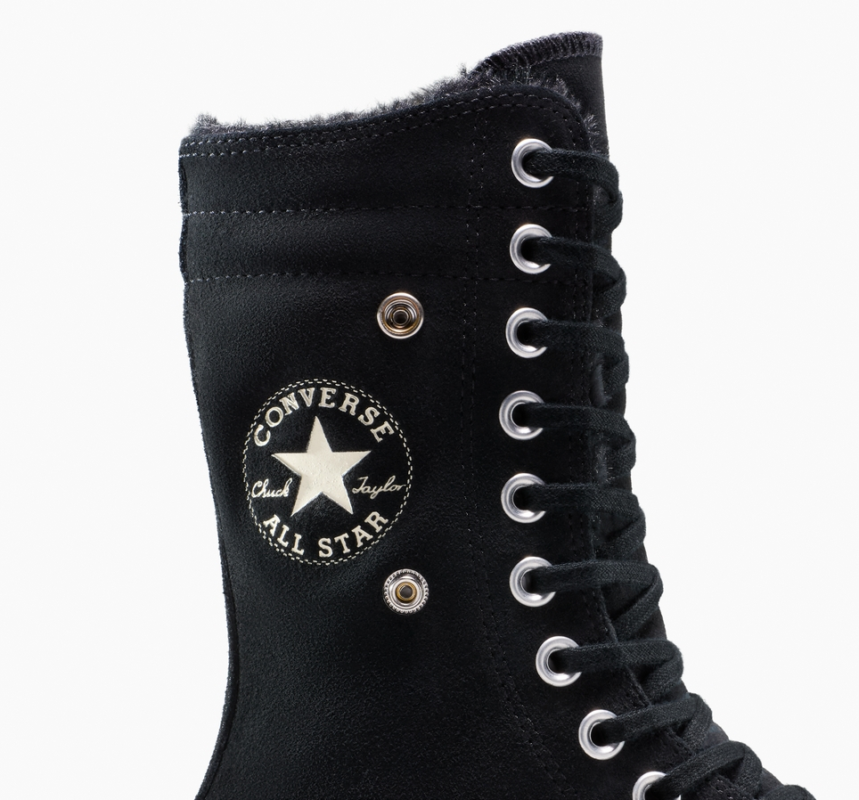 Chuck Taylor All Star Fold-Over Lift Platform XHi Faux Fur