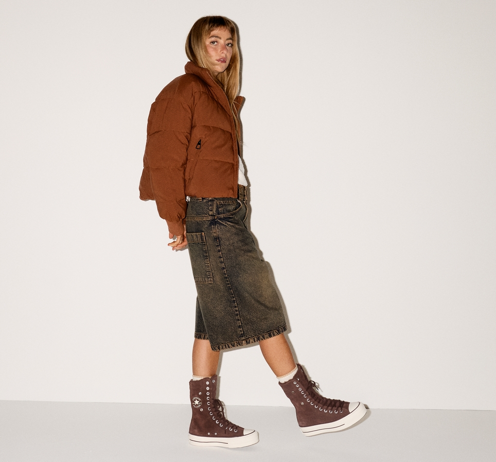 Chuck Taylor All Star Fold-Over Lift Platform XHi Faux Fur