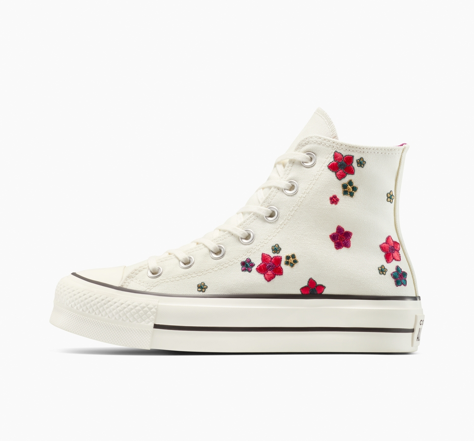 Chuck Taylor All Star Lift Platform Flowers