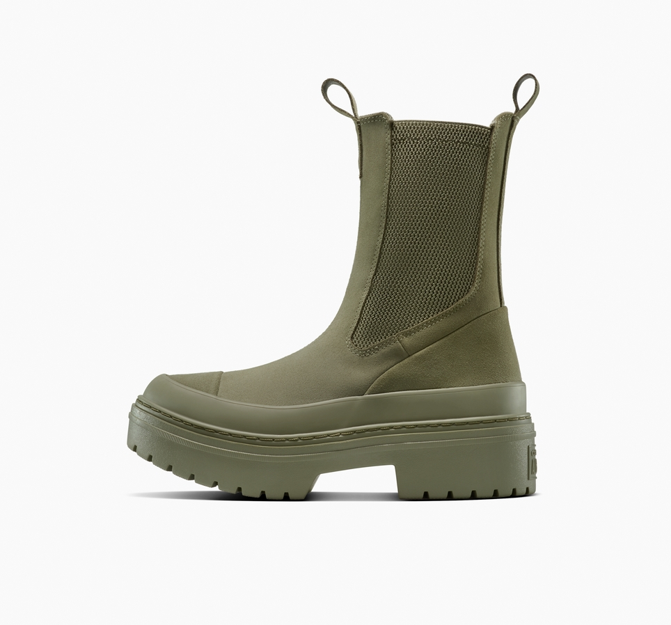 Chuck Taylor All Star Lugged Heel Chelsea Boot Mono Suede