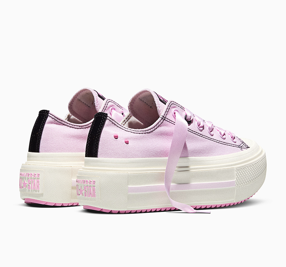 Chuck Taylor All Star Lift Double Stack Platform  Black & Pink