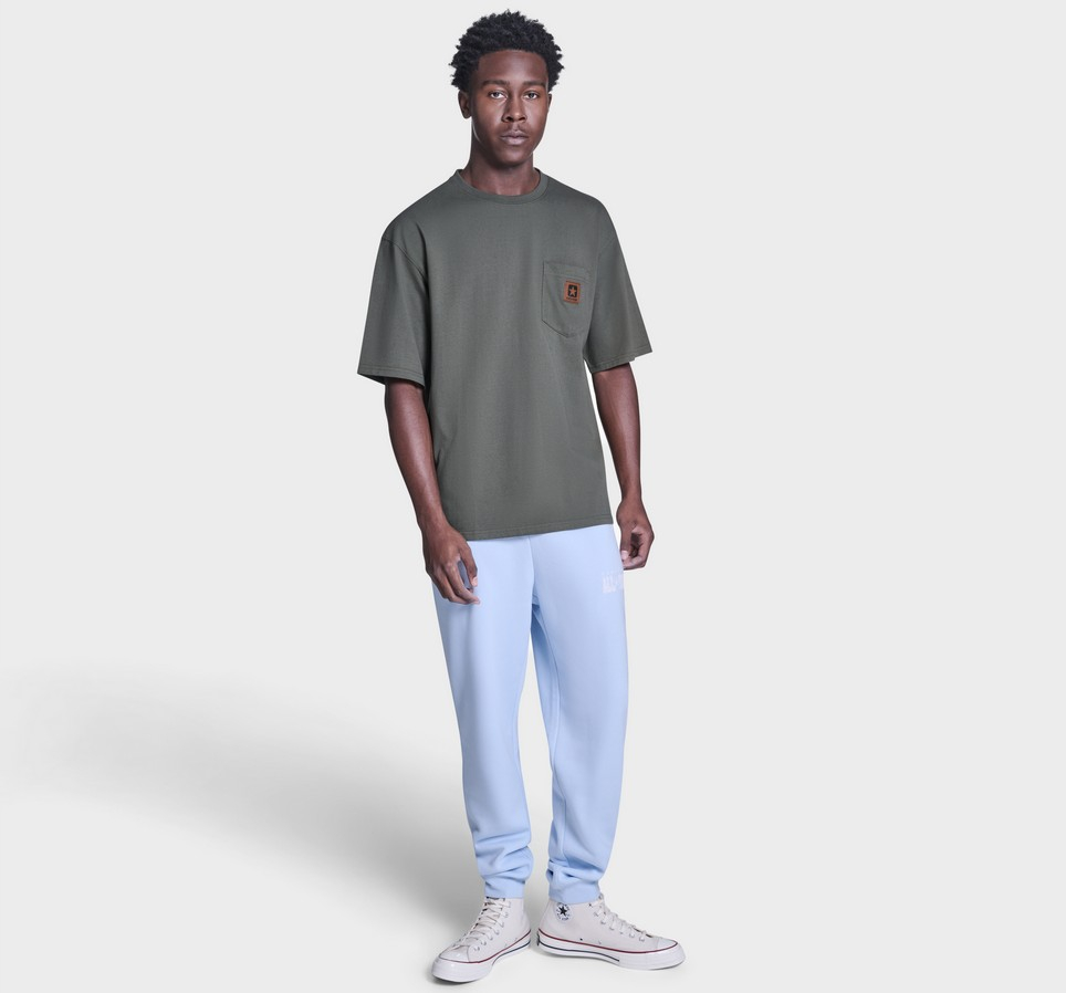 Brushed Cotton Box Patch T-Shirt