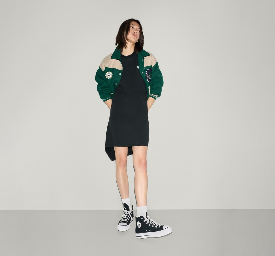 Drape Tee Dress