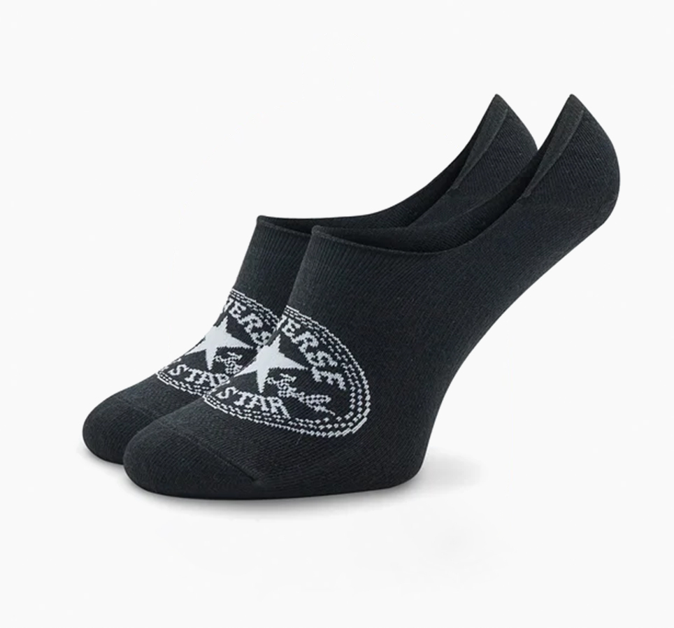 Chuck Taylor Unisex 2-Piece Black Ballerina Socks
